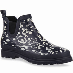 Regatta Womens Cosy Ankle Floral Wellington Wellies Boots - 4 UK, Berry Blue