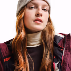 Regatta Womens Orla Kiely Longline Quilted Warm Winter Hooded Jacket Coat - 20, Burgundy
