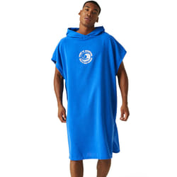 Regatta Adults Hooded Outdoor Surf Surfing Beach Swimming Towel Poncho - L/XL, Oxford Blue
