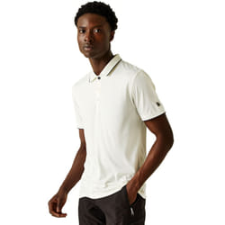 Regatta Mens Remex II Jersey Quick Dry Short Sleeve Polo Shirt Top - 3XL, Marshmallow