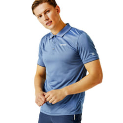 Regatta Mens Remex II Jersey Quick Dry Short Sleeve Polo Shirt Top - S, Coronet