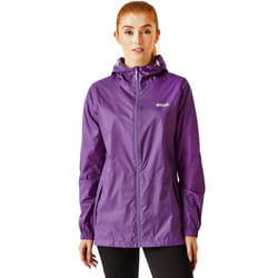 Regatta Womens Pack-It III Waterproof Packaway Outdoor Jacket - 8, Sunset Purple