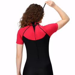 Regatta Womens Shorty Surfing Watersports Back Zip Wetsuit - 10/12, Tahoe/Black