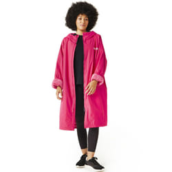 Regatta Outdoor Active Unisex Waterproof Zip Surfing Beach Changing Robe - SM, Pink Potion