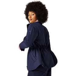 Regatta Womens Courcelle High Collar Quilted Padded Jacket Coat -  Navy - 8, Navy