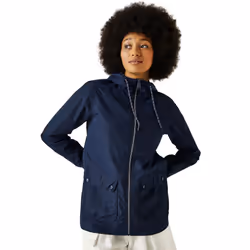 Regatta Womens Bayletta Giovanna Fletcher Waterproof Outdoor Walking Jacket Coat - 20, Navy