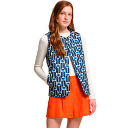 Regatta Womens Orla Kiely Quilted Bodywarmer Gilet Coat - 8, Navy Tall Flowers