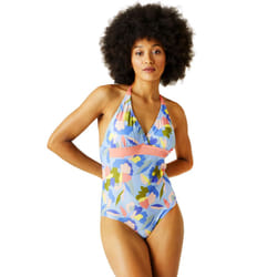 Regatta Womens Flavia II Tummy Control Swimsuit Swim Swimming Costume - 20, Abstract Floral
