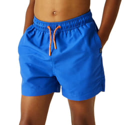 Regatta Kids Boys Skander III Elasticated Swim Swimming Shorts - 9-10 Yrs, Oxford Blue