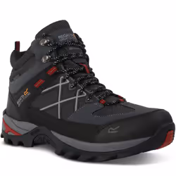 Regatta Mens Samaris III Waterproof Outdoor Hiking Mid Rise Walking Boots - 9 UK, Briar/Rio Red