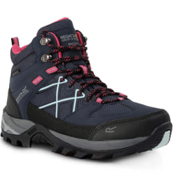 Regatta Womens Samaris III Waterproof Outdoor Walking Hiking Mid Rise Boots - 7 UK, Navy/Pink