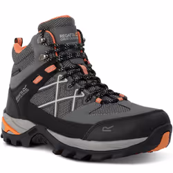 Regatta Womens Samaris III Waterproof Outdoor Walking Hiking Mid Rise Boots - 3 UK, Dark Steel Satsuma
