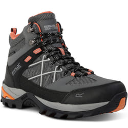 Regatta Womens Samaris III Waterproof Outdoor Walking Hiking Mid Rise Boots - 3 UK, Dark Steel Satsuma
