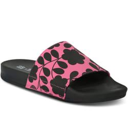 Regatta Orla Kiely Floral Summer Beach Sandals Thongs Flip Flops Slide Sliders - 3 UK, Pink Floral