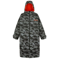 Regatta Outdoor Active Unisex Waterproof Zip Surfing Beach Changing Robe - SM, Grey/Black Camo