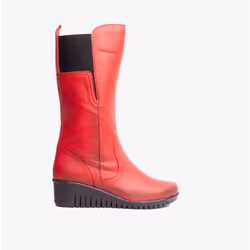 Lotus FITZGERALD Womens Tall Boots Red - UK 5, Red