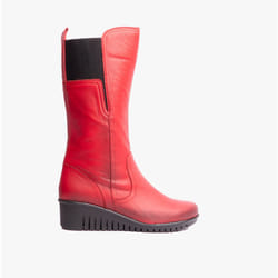 Lotus FITZGERALD Womens Tall Boots Red - UK 5, Red