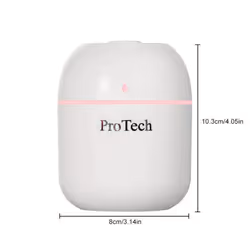 ProTech Portable Mini Cup Spray Mist Humidifier, USB Double Wet Aroma Essential Oil Diffuser for Office Car