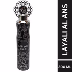 Nusuk Air Room Freshener Spray for Home, Car & Office, Long Lasting Fragrance 300 ML, Odor Eliminator, Deodorizer Spray For - LAYALI AL ANS, Pack of 1