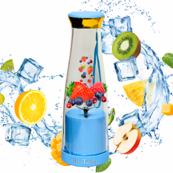 ProTech Portable Mini Electric Juicer, Smoothie Makers, 308ML Personal Small Blender Juicer, BPA Free, USB Rechargeable 6 Bla ...