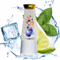 ProTech Portable Mini Electric Juicer, Smoothie Makers, 308ML Personal Small Blender Juicer, BPA Free, USB Rechargeable 6 Bla ...