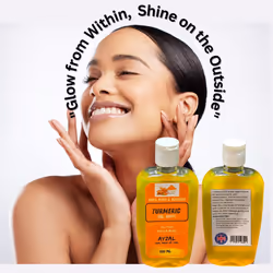 Ayzal Turmeric Skin Oil 100ml Multi-Purpose Oil for Skin Care, Hair
