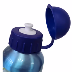 400ml Kids Bottle Blue with Multicolored Cartoon Design, Great for Travel