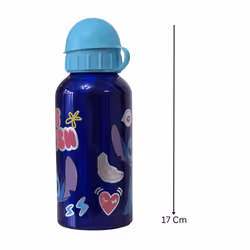 400ml Kids Bottle with Stitch Design Ideal for Travel, Nursery & Playtime