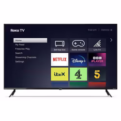 Polaroid Smart 720p Roku TV 24" LED HD Ready Freeview Play Dolby Audio Black