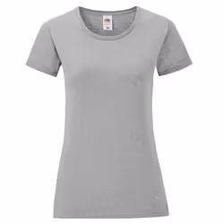 Fruit of the Loom Womens/Ladies Iconic Heather T-Shirt - XL, Athletic Heather Grey