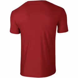 Gildan Mens Short Sleeve Soft-Style T-Shirt - 3XL, Cardinal
