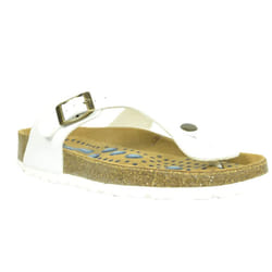 Sanosan Womens/Ladies Siete Lunas Geneve Leather Sandals - 4 UK, White/Brown