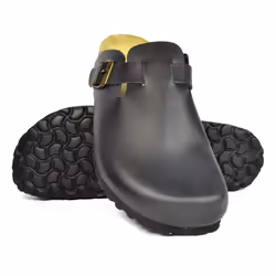 Sanosan Mens Berlin Nappa Leather Sandals - 12 UK, Black