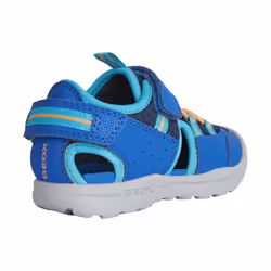 Geox Boys Vaniett Sandals - 1 UK, Royal Blue/Light Blue