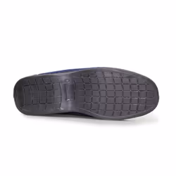 Goodyear Mens Columbus II Checked Slippers - 12 UK, Navy