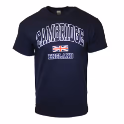 Unisex Adults Cambridge T-Shirt - S, Navy