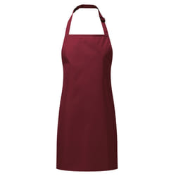 Premier Childrens/Kids Waterproof Full Apron - 3-6 Years, Burgundy