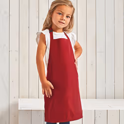 Premier Childrens/Kids Waterproof Full Apron - 7-10 Years, Burgundy