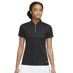 Nike Womens/Ladies Victory Solid Polo Shirt - XS, Black/White