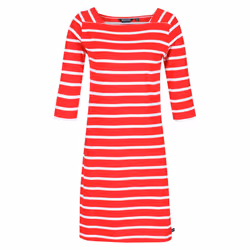 Regatta Womens/Ladies Paislee Stripe Casual Dress - 12 UK, True Red/White