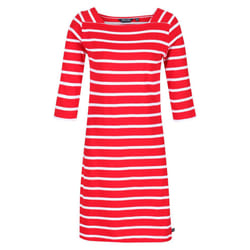 Regatta Womens/Ladies Paislee Stripe Casual Dress - 12 UK, True Red/White