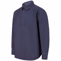 Front Row Unisex Adult Washed Cotton Drill Shirt - M, Navy
