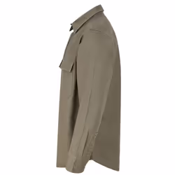 Front Row Mens Cotton Drill Overshirt - XL, Khaki