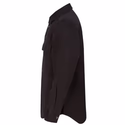 Front Row Mens Cotton Drill Overshirt - XS, Black