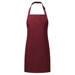 Premier Childrens/Kids Waterproof Full Apron - 3-6 Months, Burgundy