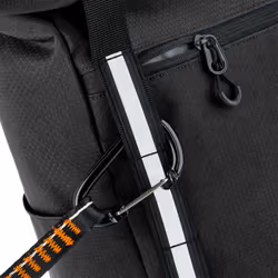 Quadra Urban Commute Roll Top Backpack - One Size, Black