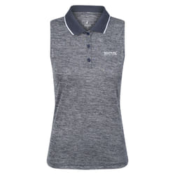 Regatta Womens/Ladies Tima II Sleeveless Polo Shirt - 10 UK, Navy