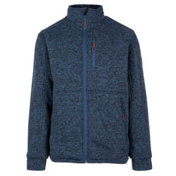 Trespass Mens Ampney Marl Fleece Jacket - S, Smokey Blue