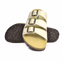 Sanosan Mens Lisbon Leather Sandals - 8 UK, Ivory