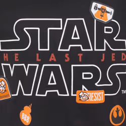 Star Wars: The Last Jedi Boys Badge T-Shirt - 5-6 Years, Black